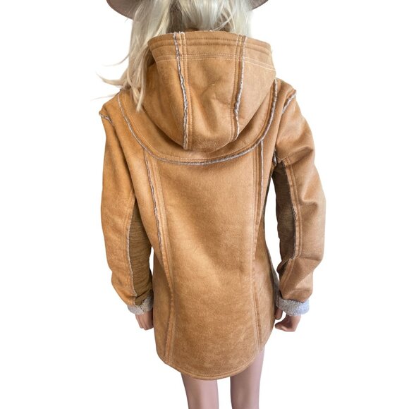 NWT Kuhl Large Dani Sherpa Lined Jacket MSRP$299 Tan NEW - Picture 8 of 13